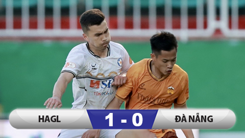  Kết quả HAGL 1-0 SHB.ĐN: Đội bóng của bầu Đức tạm thoát hiểm